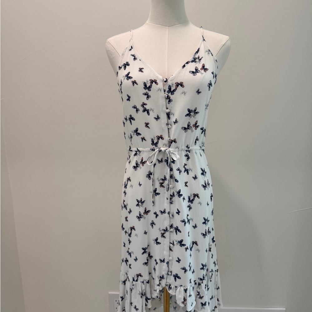 Floral White Dress